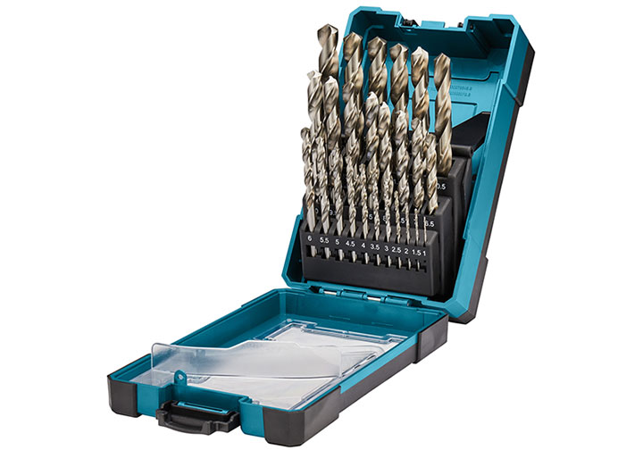 1-13mm Bộ mũi khoan kim loại 25 chi tiết HSS-G Makita D-67555 1-13mm Bộ mũi khoan kim loại 25 chi tiết HSS-G Makita D-67555