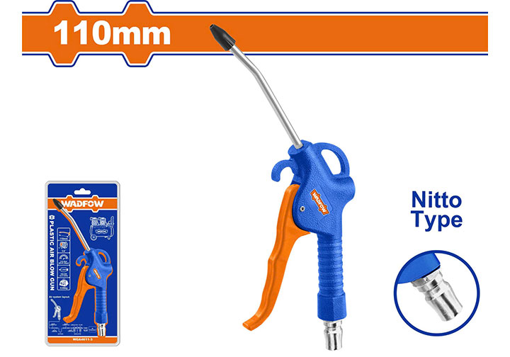 100mm Súng xịt hơi mỏ cong (có đầu nối) Wadfow WGA4611-3
