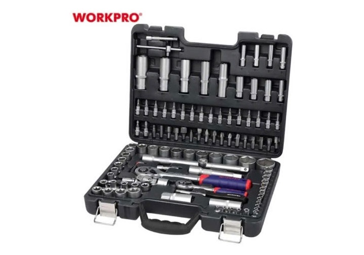 1/2" Bộ tuýp 108 chi tiết (10-32mm) Workpro WP202535