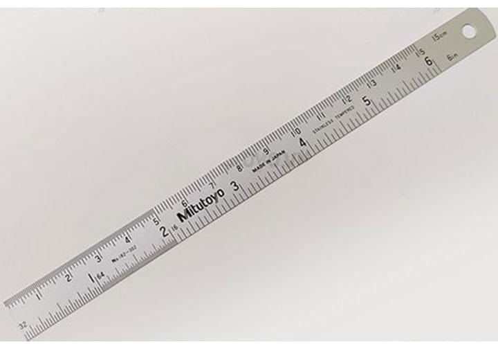 150mm Thước lá (rộng 13mm hệ mm và inch) Mitutoyo 182-302