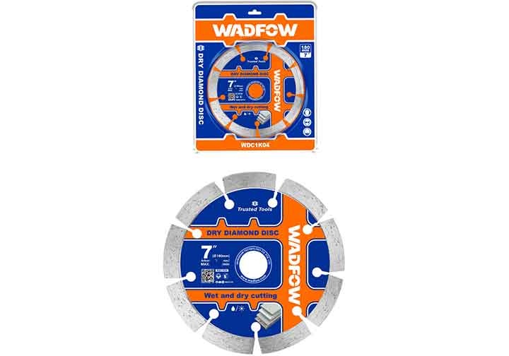180x22.2mm Lưỡi cắt gạch (cả cắt khô và ướt) Wadfow WDC1K04