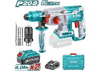 20V Bộ máy khoan búa (đục bê tông) dùng pin Total TRHLI202289