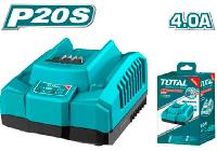 20Vx4Ah Đế sạc pin nhanh Total TFCLI20411