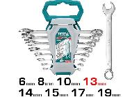6-19mm Bộ cờ lê vòng miệng 8 chi tiết Total THT102286-I