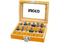 6mm Bộ mũi phay 12 chi tiết Ingco AKRT1201
