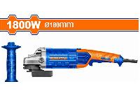 7" (180mm) Máy mài góc công tắc bóp 1800W Wadfow WAG851801