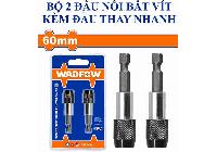 Bộ 2 đầu nối mũi vít (đầu thay nhanh) 60mm Wadfow WSV3K01
