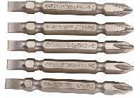 Bộ 5 đầu vít dẹp và bake 2 đầu 1/4" Sata 59-385 (59385)