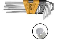 Bộ lục giác bằng dài 9 cây INGCO HHK11091