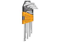 Bộ lục giác bi 9 chi tiết Ingco HHK12091