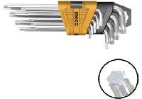 T10-T50 Bộ lục giác bông dài 9 cây INGCO HHK13091