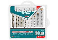 Bộ mũi khoan và mũi vặn vít đa năng 19 chi tiết Total TACSDB1901