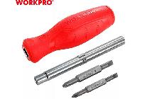Bộ tuốc nơ vít đổi đầu 6 chi tiết Workpro WP221066