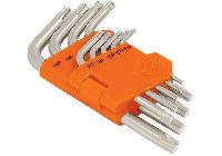 T10-T50 Bộ lục giác đầu sao 9 cây Truper 15554 (TORX-9)