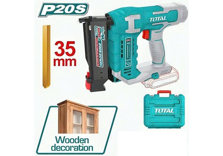 20V Máy bắn đinh ghim 10-35mm (chỉ thân máy) dùng pin Total TCBNLI3603