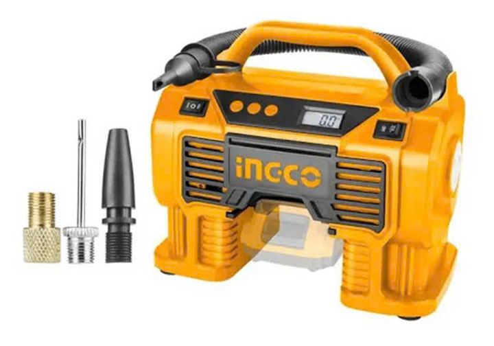 20V Máy bơm hơi lốp xe (chỉ thân máy) dùng pin INGCO CACLI2002