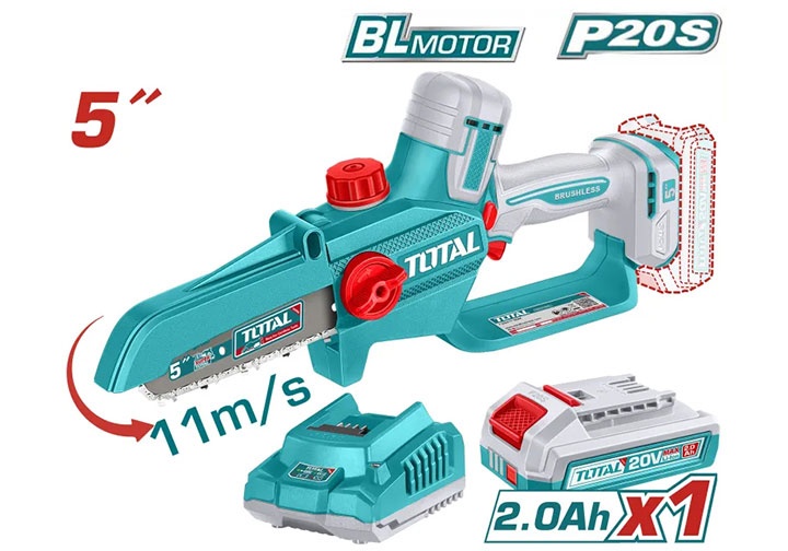 20V Máy cưa xích 5" dùng pin Total TGSLI20561