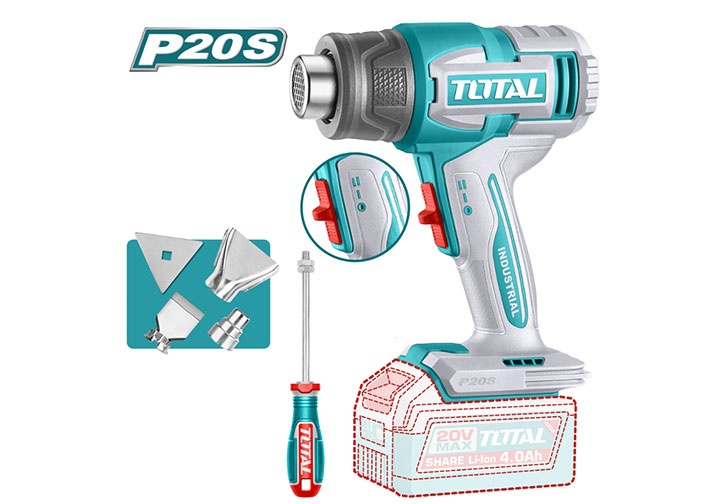 20V Máy thổi hơi nóng dùng pin (chỉ thân máy) Total TBLI2006