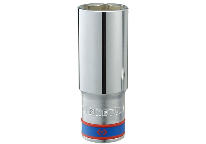 23mm Đầu tuýp 6 góc dài 77mm 1/2" Kingtony 423523M