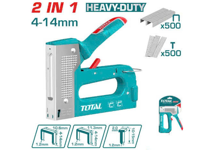 4-14mm Kìm bấm ghim 2 trong 1 Total THT31148 4-14mm Kìm bấm ghim 2 trong 1 Total THT31148