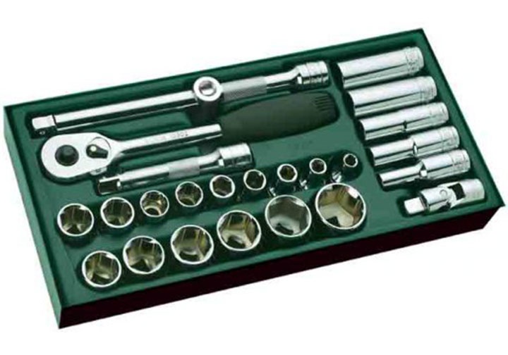 5/16-1-1/4" Bộ tuýp hệ inch 1/2" 25 chi tiết Sata 09-921 (09921)
