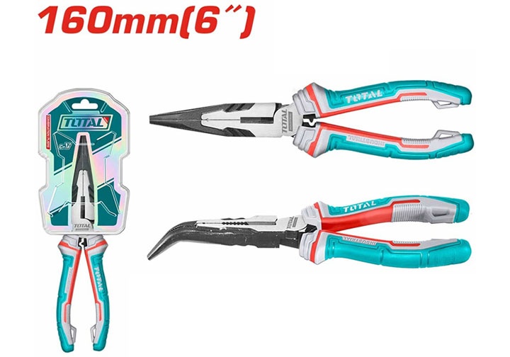 6" Kìm nhọn mũi cong Total THT24616S