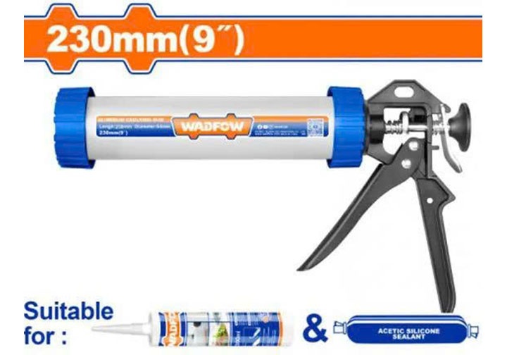 9" Súng bắn silicon thân nhôm Wadfow WCG5309