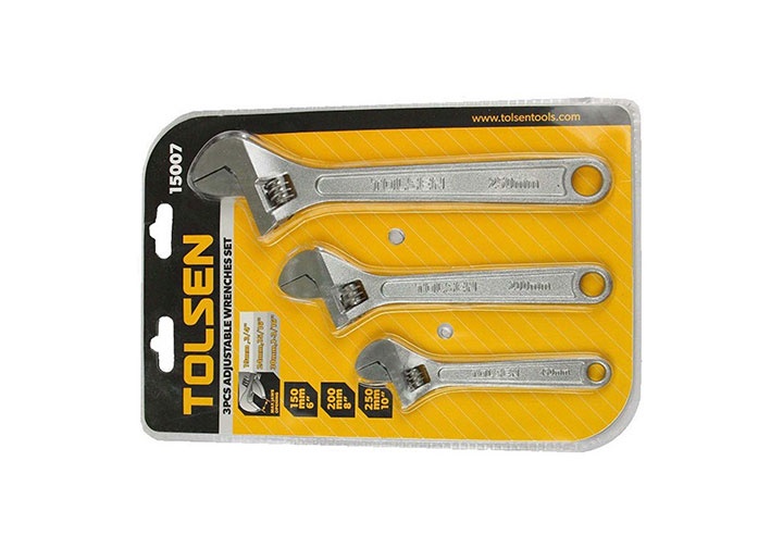 Bộ 3 mỏ lết 6" , 8" , 10" Tolsen 15007
