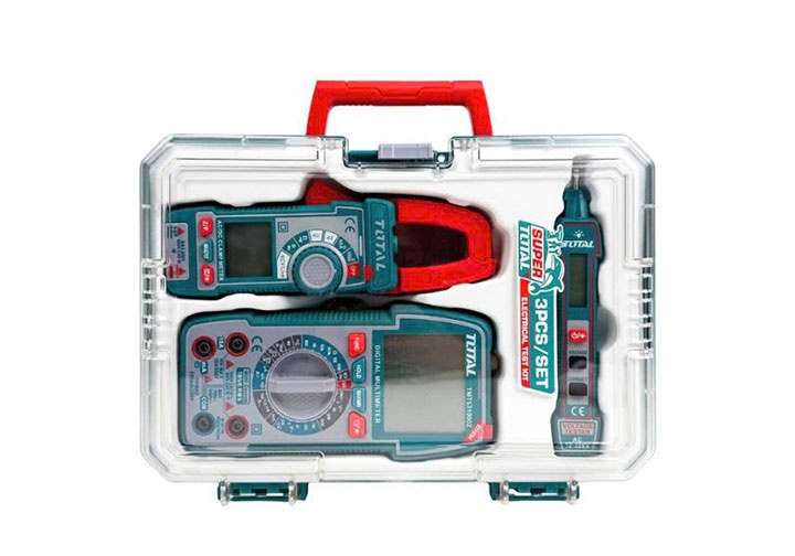 Bộ combo đồng hồ đo điện 3 chi tiết Total TOS24067