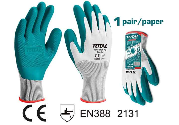 Găng tay cao su size XL Total TSP13106-XL