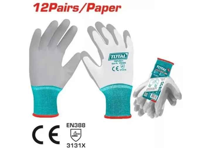 Găng tay phủ PU size XL Total TSPUG01