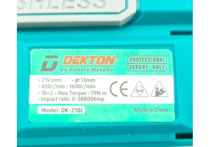 21V Máy khoan búa dùng pin Dekton DK-21BL